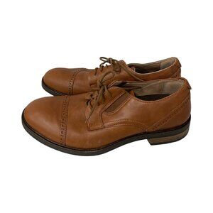 Naot Bondos Mens Dress Shoes EU 42 US 9 Brown Peanut Leather Lace Up NWOB